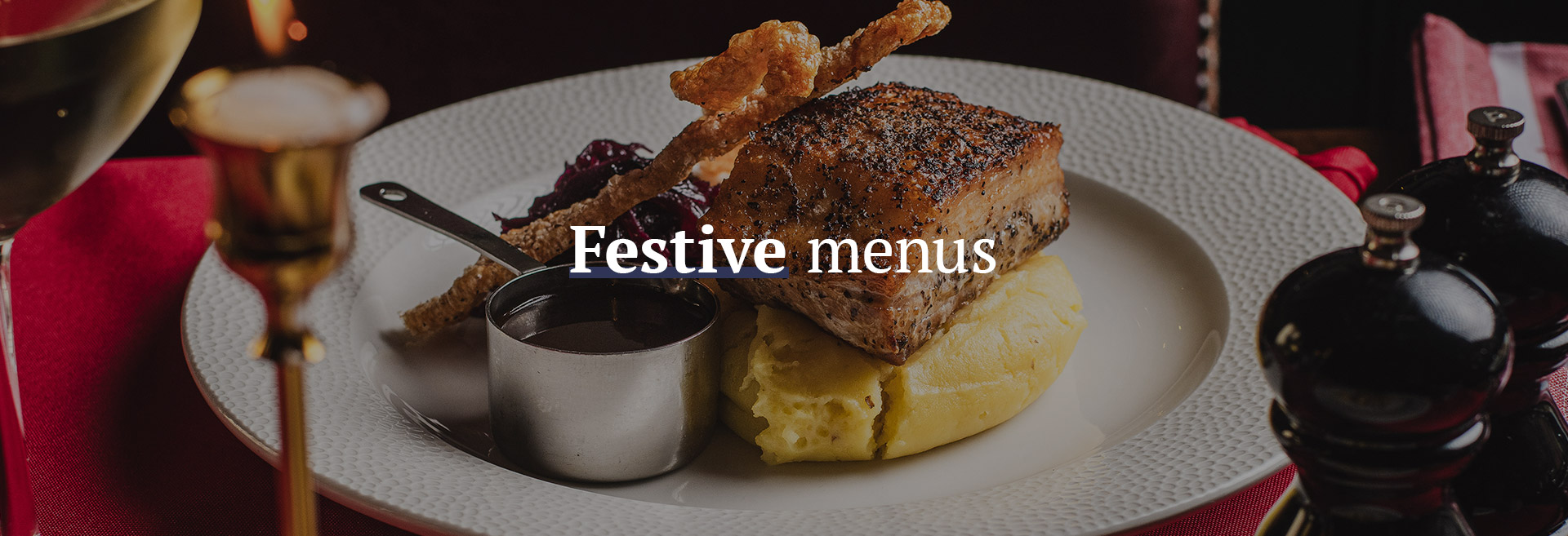 Festive Christmas Menu at Oakford Social Club 